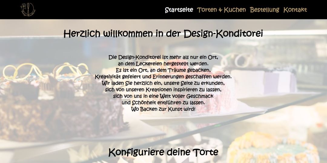 Website Design-Konditorei
