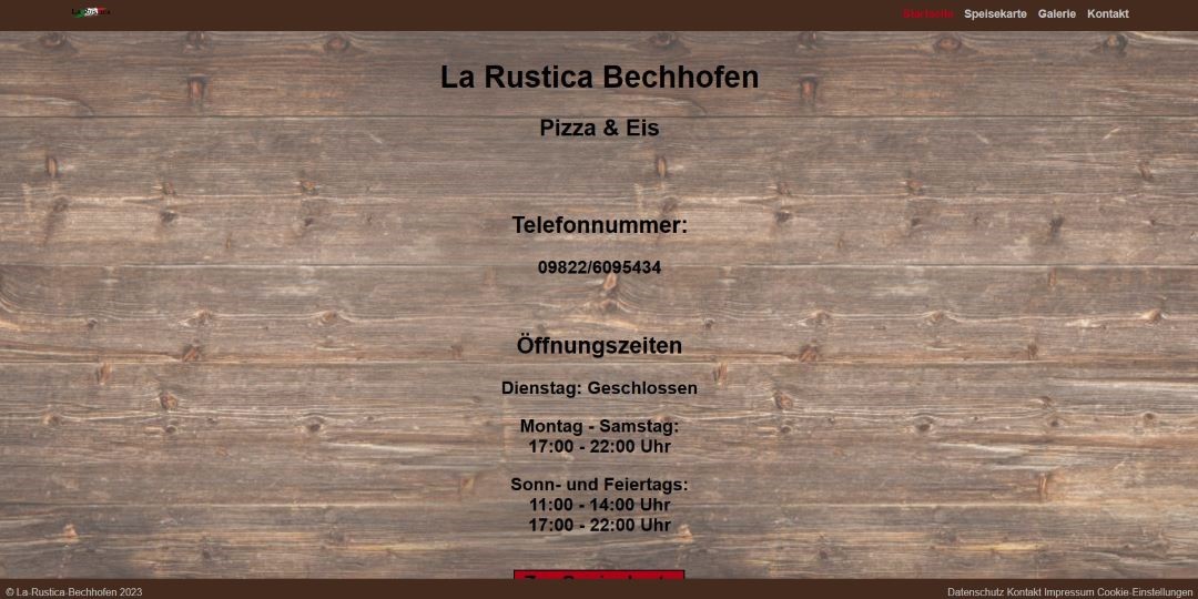 Website La Rustica Bechhofen